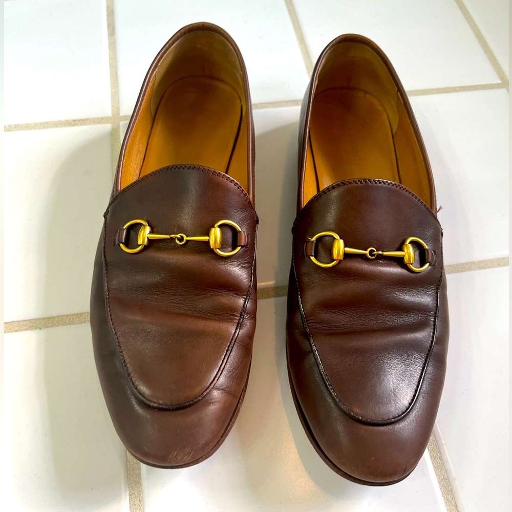 Gucci Jordaan Horsebit Loafers 39.5